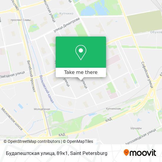 Будапештская улица, 89к1 map