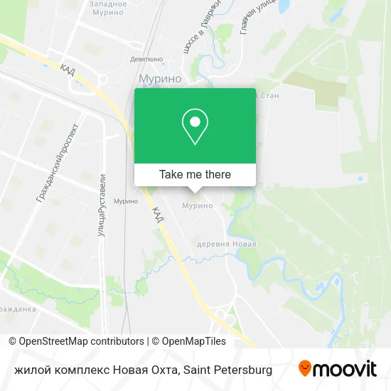жилой комплекс Новая Охта map