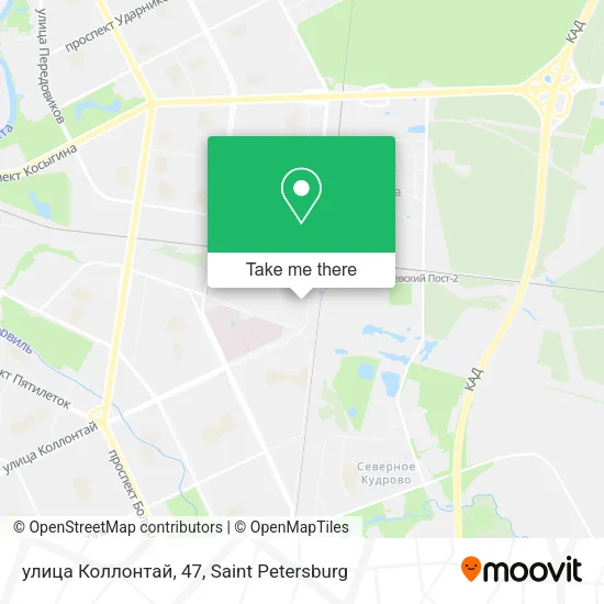 улица Коллонтай, 47 map