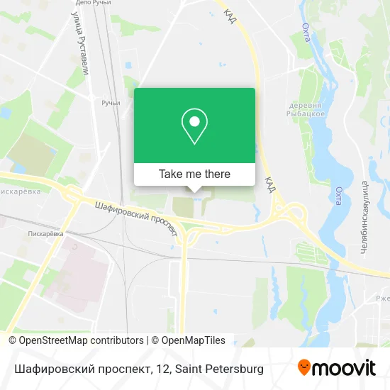Шафировский проспект, 12 map