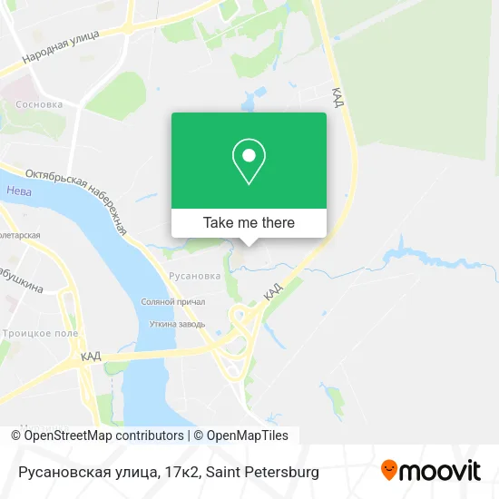 Русановская улица, 17к2 map