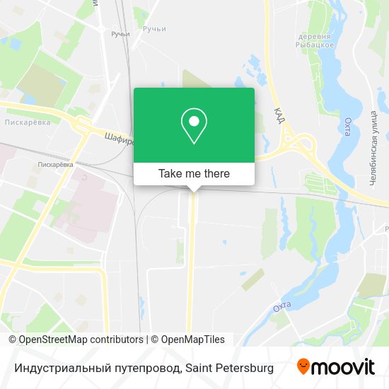 Индустриальный путепровод map