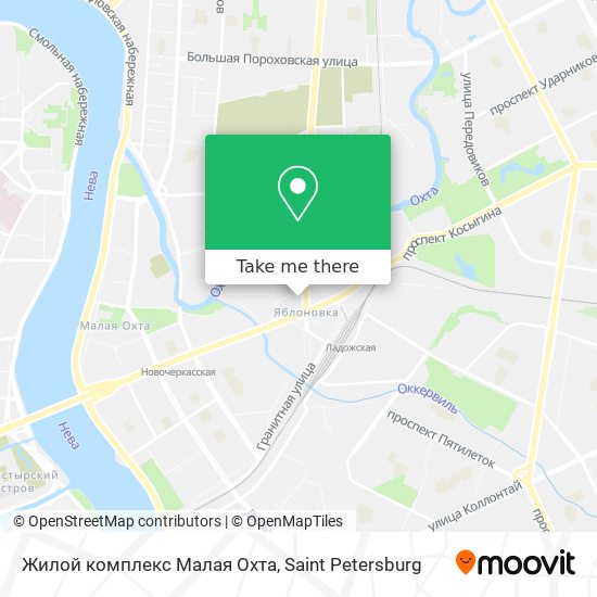 Жилой комплекс Малая Охта map