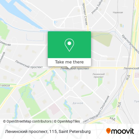 Ленинский проспект, 115 map