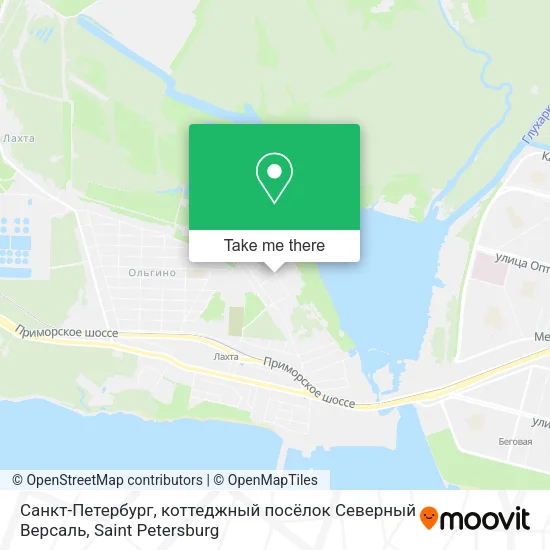 Санкт-Петербург, коттеджный посёлок Северный Версаль map