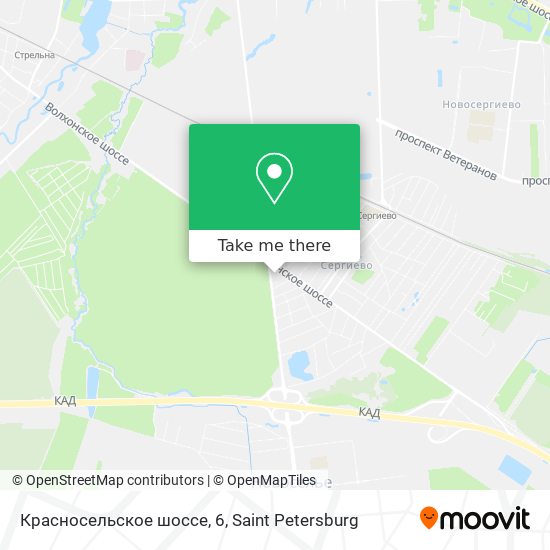 Красносельское шоссе, 6 map