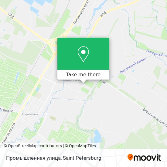 Промышленная улица map