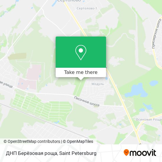 ДНП Берёзовая роща map