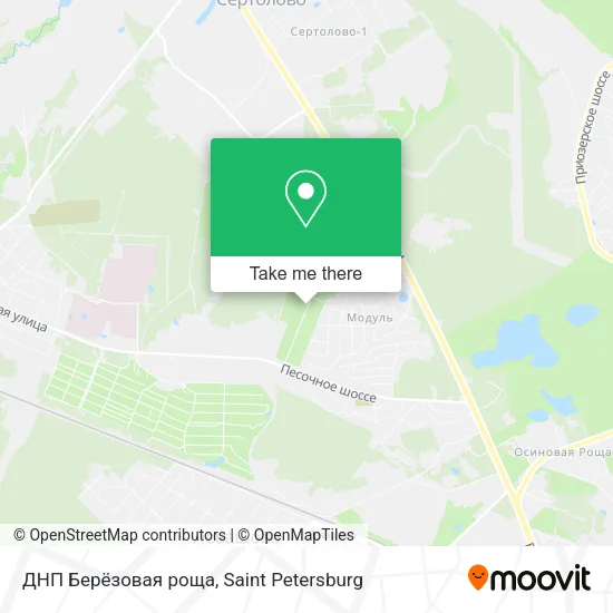 ДНП Берёзовая роща map