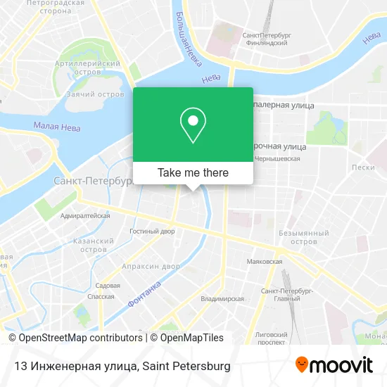 13 Инженерная улица map