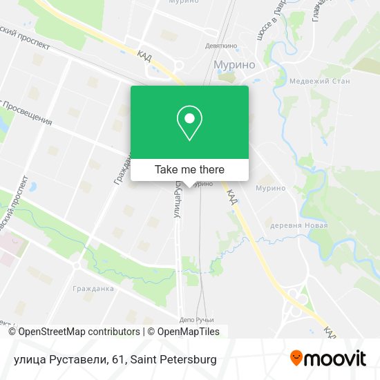улица Руставели, 61 map