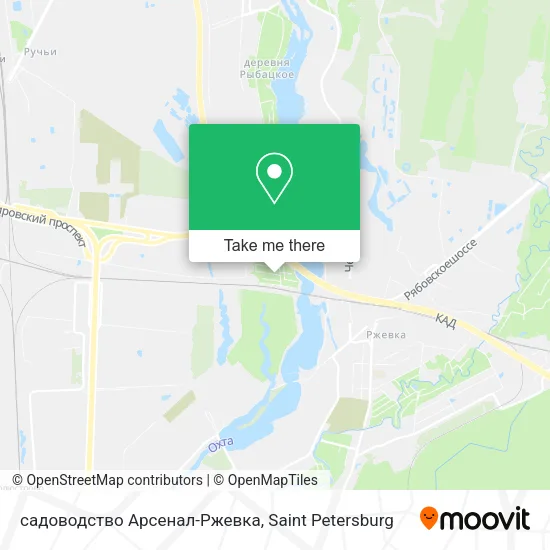 садоводство Арсенал-Ржевка map