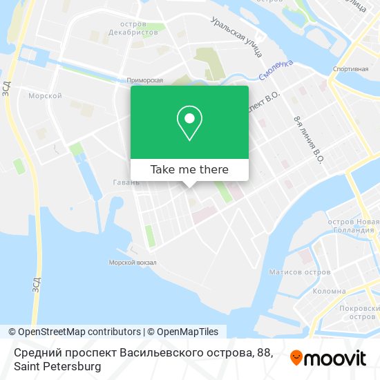 Средний проспект Васильевского острова, 88 map
