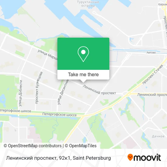 Ленинский проспект, 92к1 map