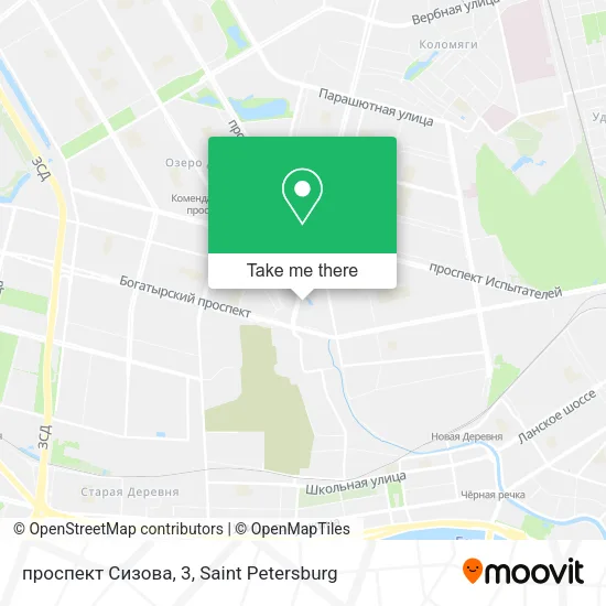 проспект Сизова, 3 map