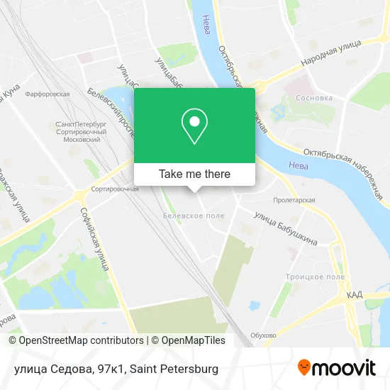 улица Седова, 97к1 map