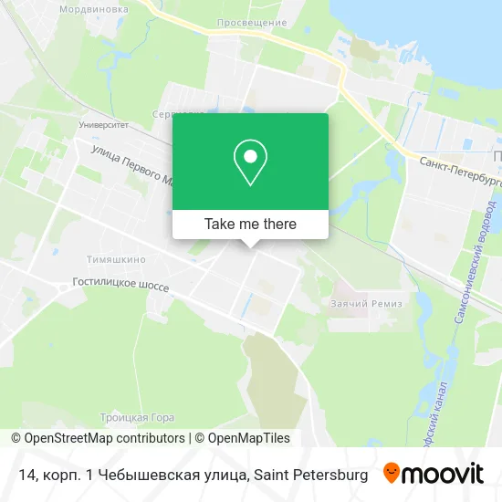 14, корп. 1 Чебышевская улица map