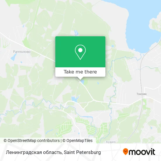 Ленинградская область map