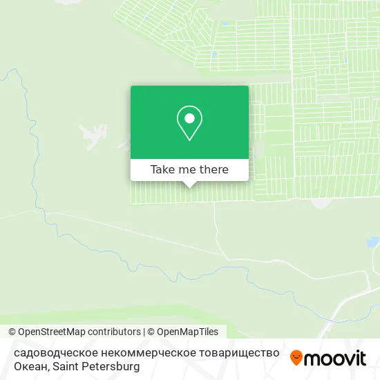садоводческое некоммерческое товарищество Океан map