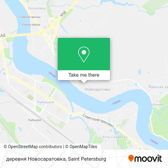 деревня Новосаратовка map