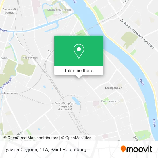 улица Седова, 11А map