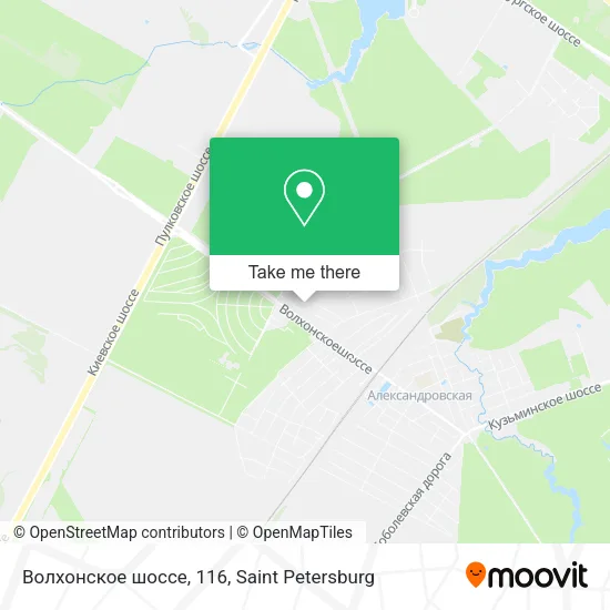 Волхонское шоссе, 116 map
