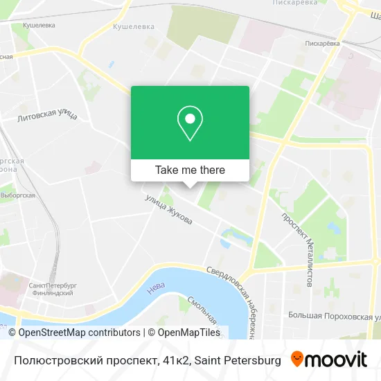 Полюстровский проспект, 41к2 map
