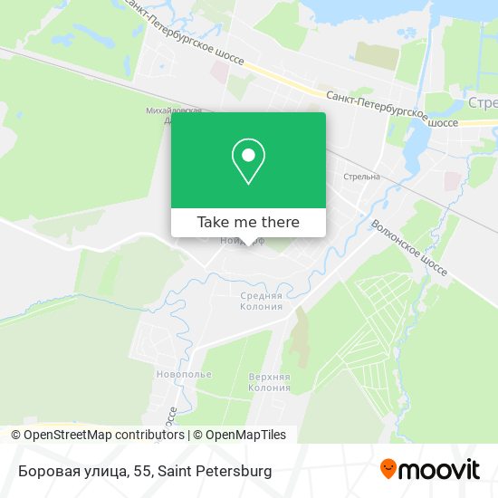 Боровая улица, 55 map