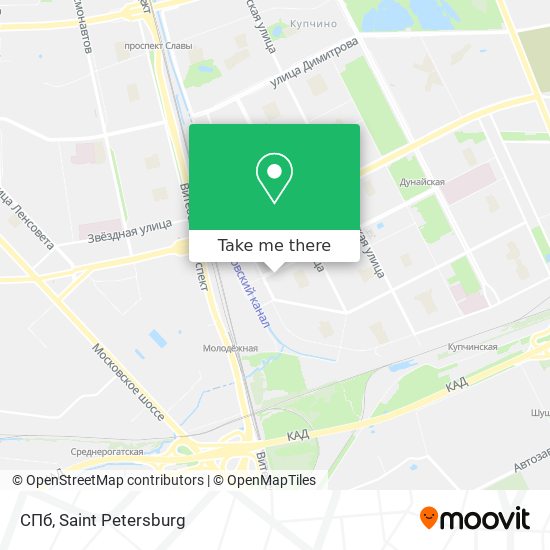 СПб map