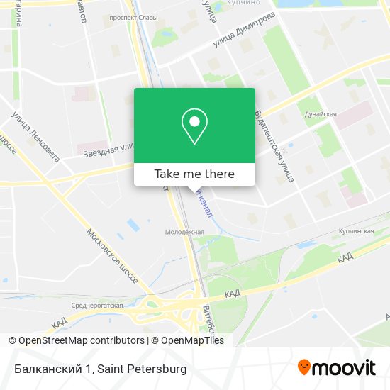 Балканский 1 map