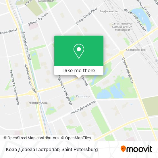Коза Дереза Гастропаб map