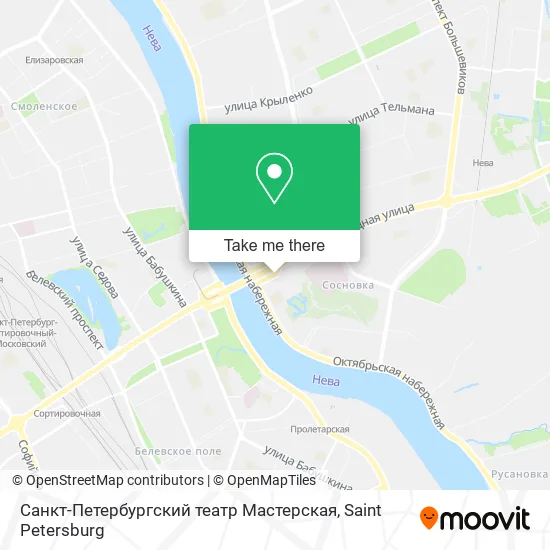 Санкт-Петербургский театр Мастерская map