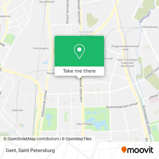 Gent map