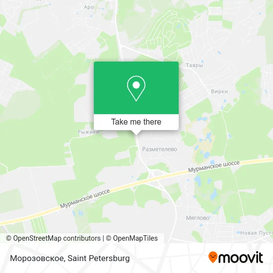 Морозовское map