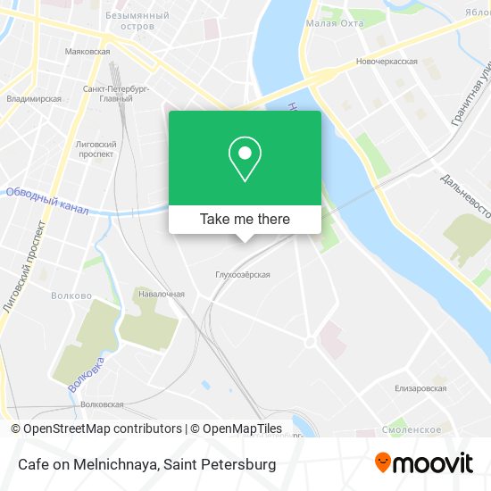 Cafe on Melnichnaya map