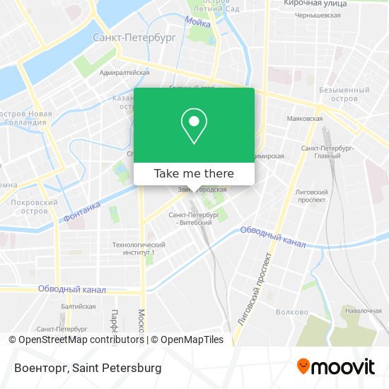 Военторг map