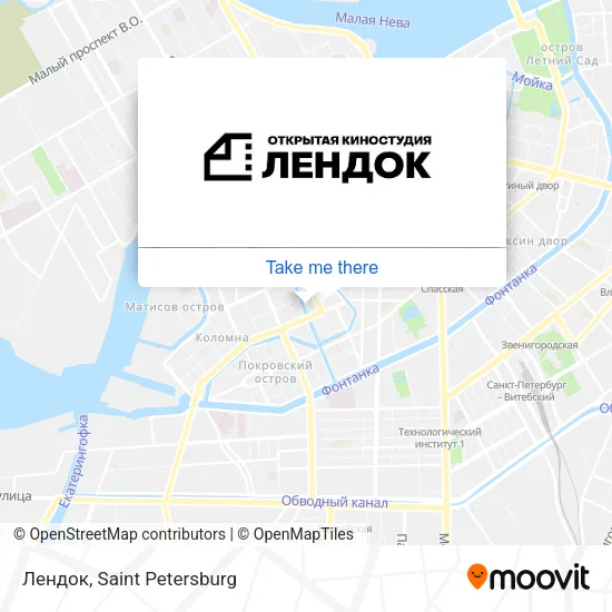 Лендок map