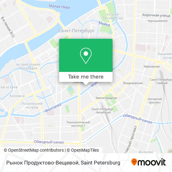 Рынок Продуктово-Вещевой map