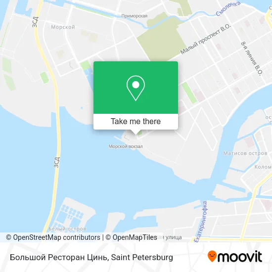 Большой Ресторан Цинь map