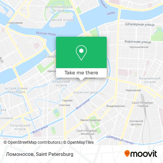 Ломоносов map