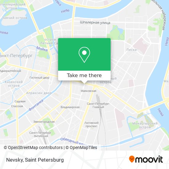 Nevsky map