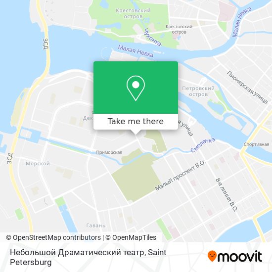 Небольшой Драматический театр map