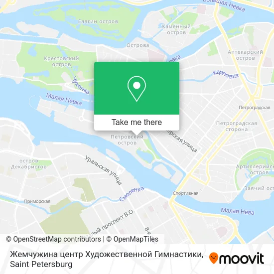 Жемчужина центр Художественной Гимнастики map