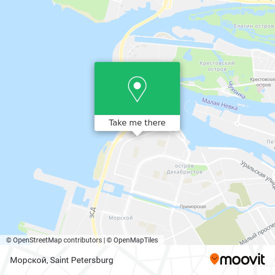 Морской map