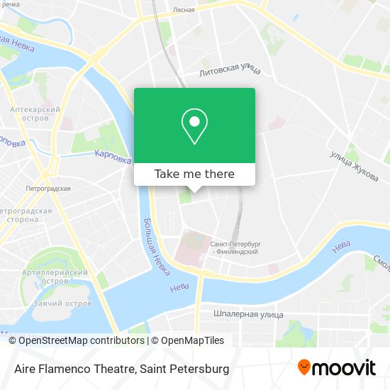 Aire Flamenco Theatre map