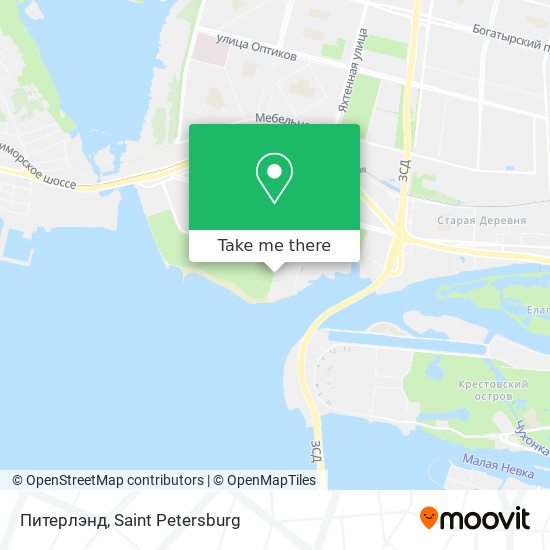 Питерлэнд map