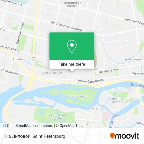 На Липовой map