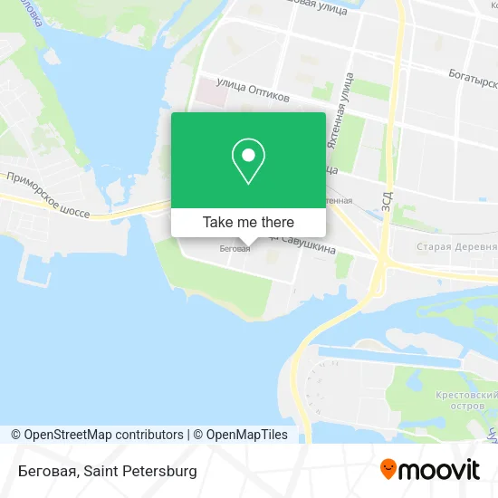 Беговая map