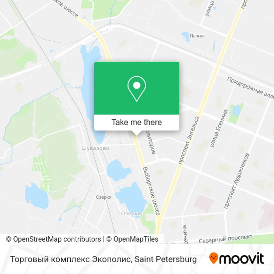 Торговый комплекс Экополис map