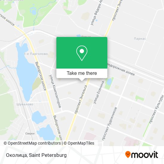 Околица map